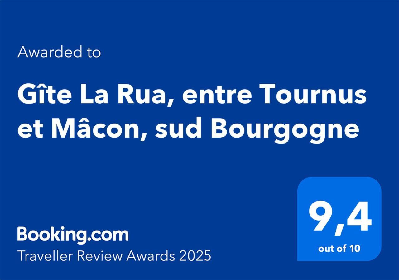 Gite La Rua, Entre Tournus Et Macon, Sud Bourgogne Montbellet Bagian luar foto